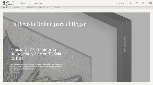 Diseño Tienda Online Market Magazine